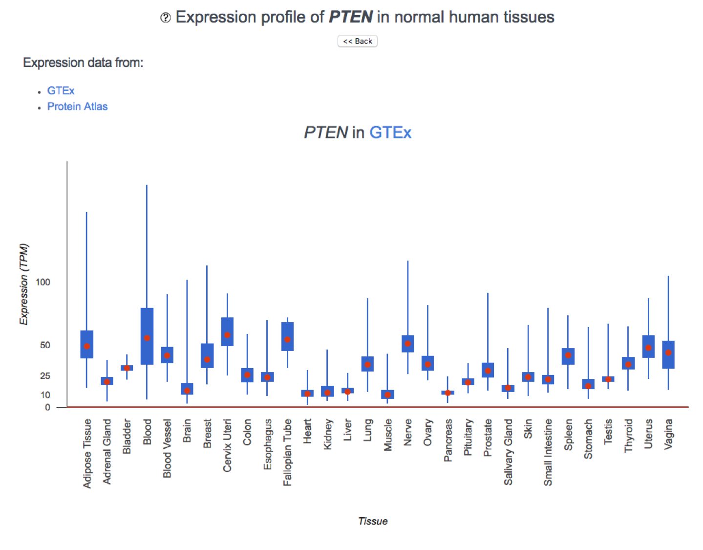 Expression GTEx